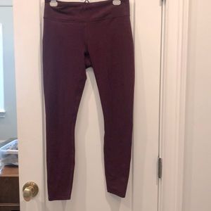 Fabletics burgundy leggings